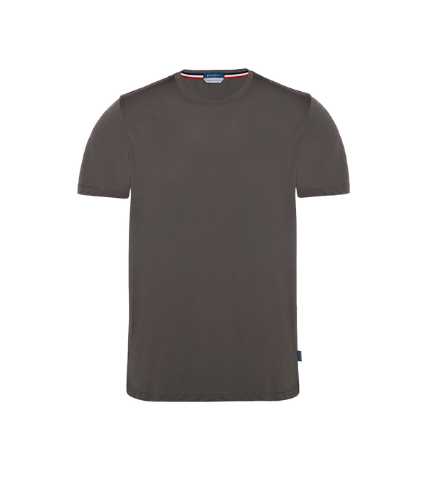 Crew Neck T-Shirt Pima Storm Grey