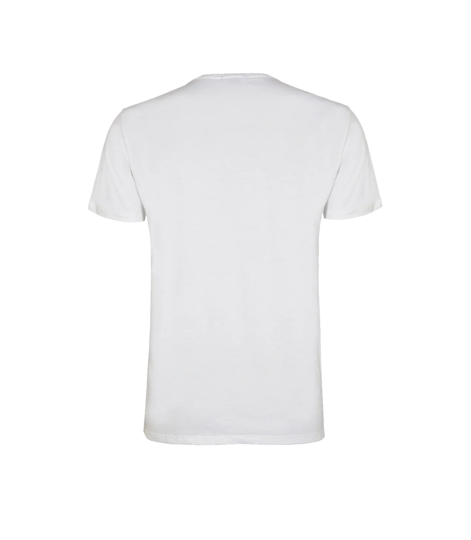 Crew Neck T-Shirt Pima White - Barthelemy