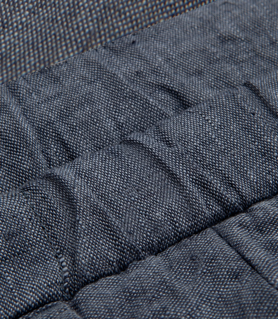 Corossol Linen Pants Double Blue