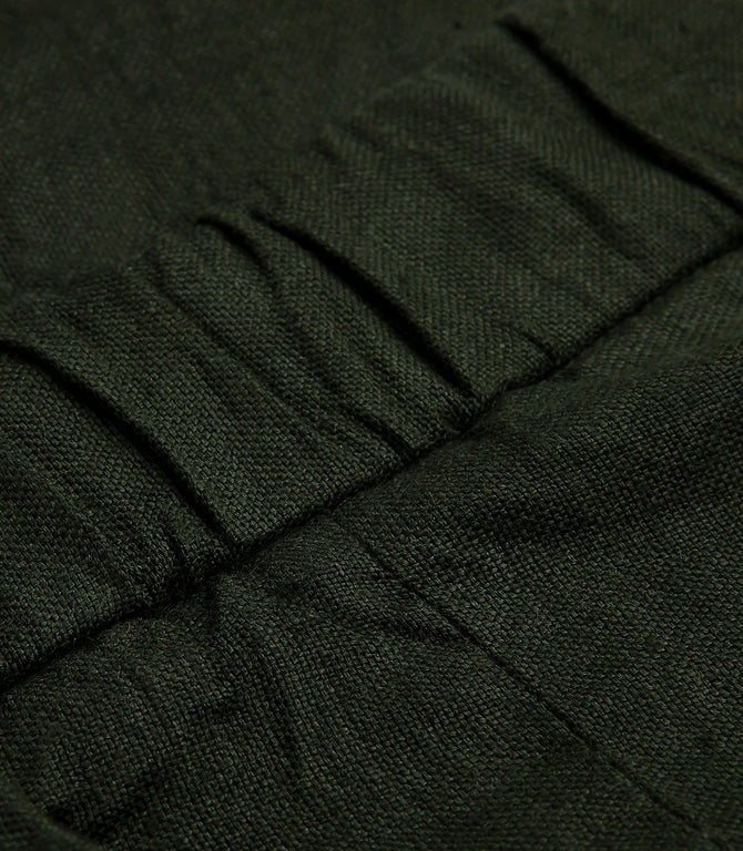 Corossol Linen Pants Emerald Green