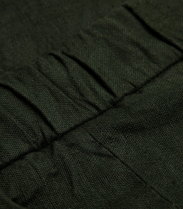 Corossol Linen Pants Emerald Green