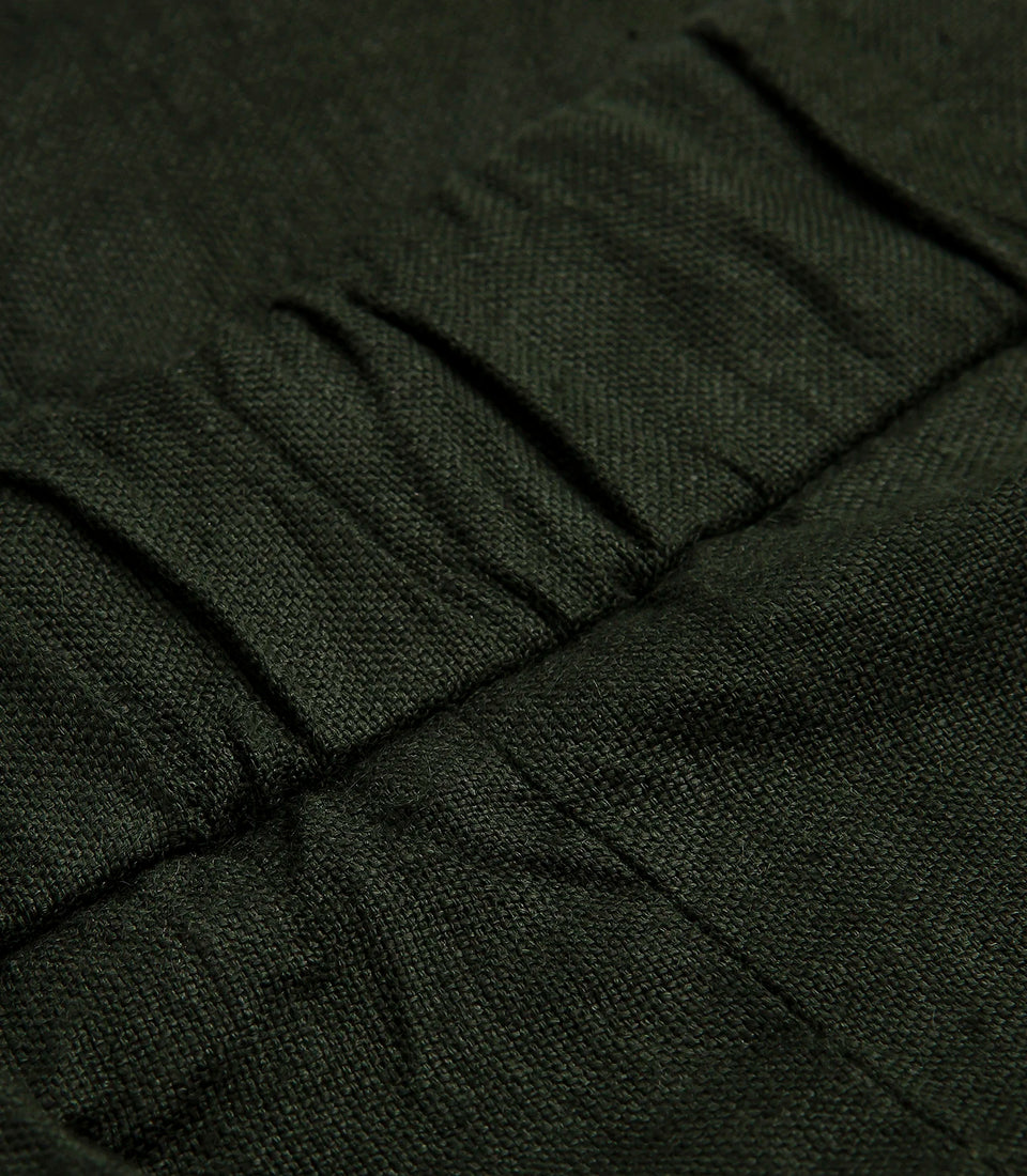 Corossol Linen Pants Emerald Green