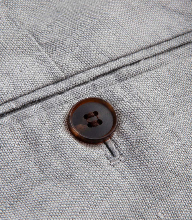 Corossol Linen Pants Silver Grey