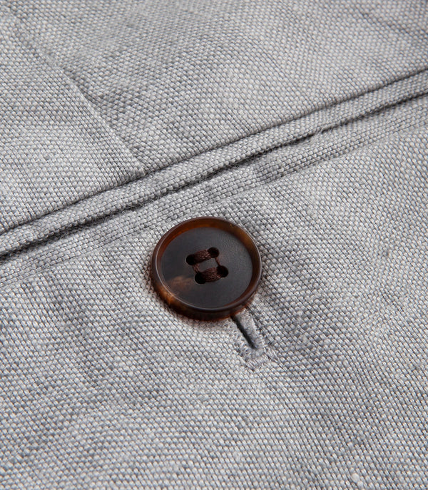 Corossol Linen Pants Silver Grey