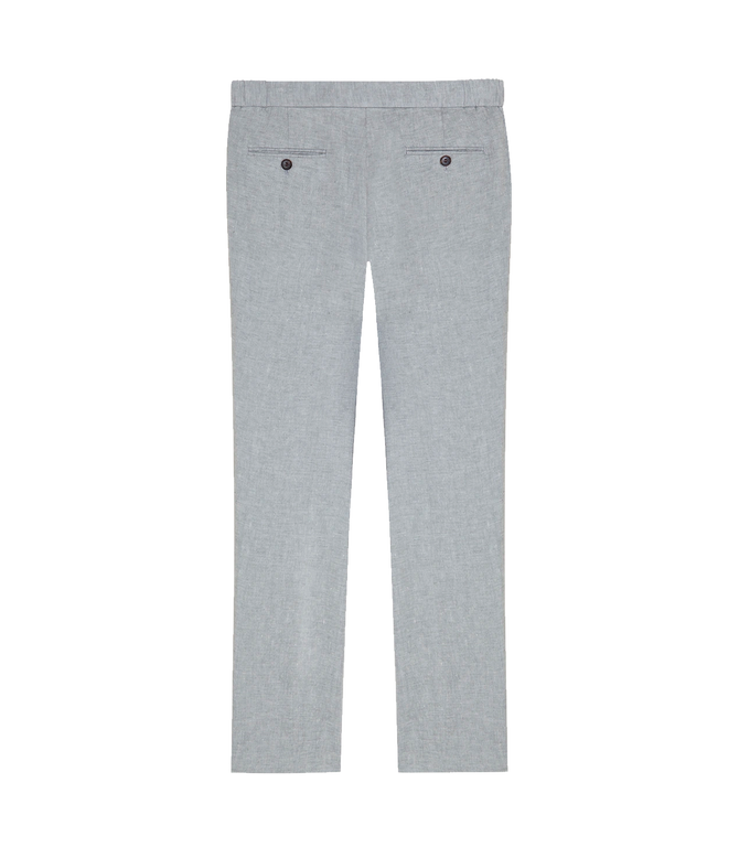 Corossol Linen Pants Silver Grey