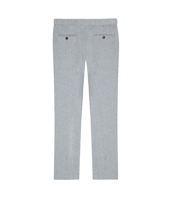 Corossol Linen Pants Silver Grey