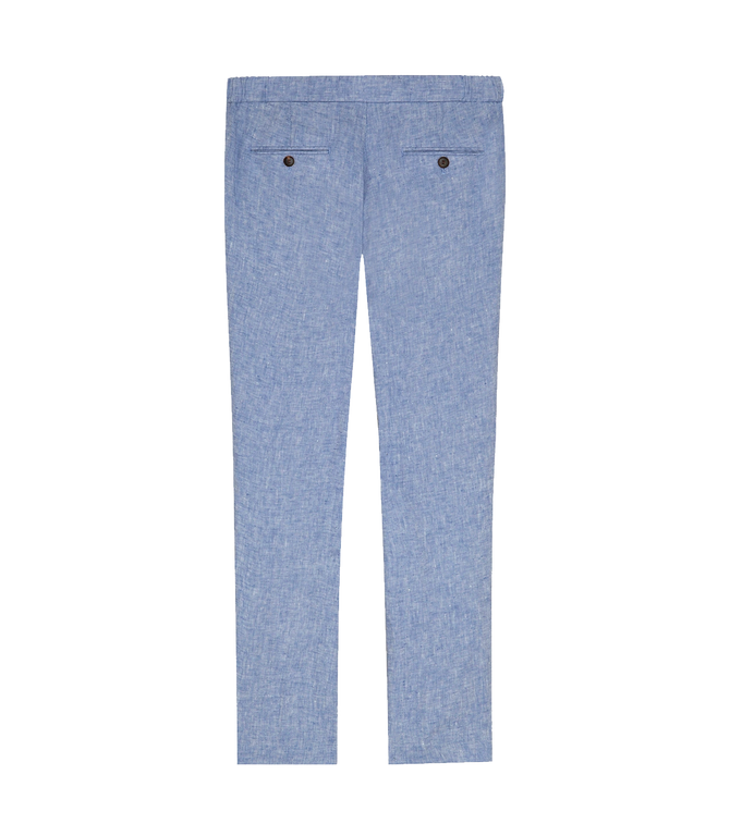 Corossol Linen Pants Soft Blue