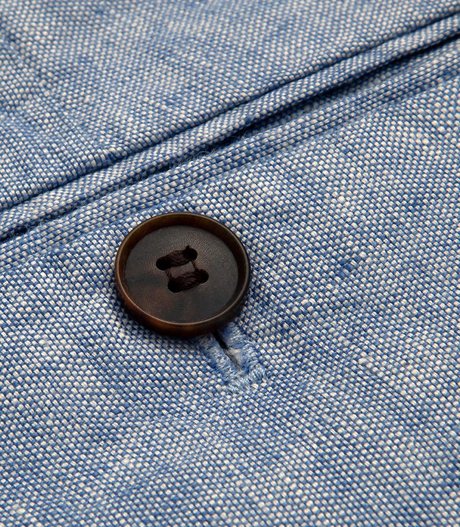 Corossol Linen Pants Soft Blue