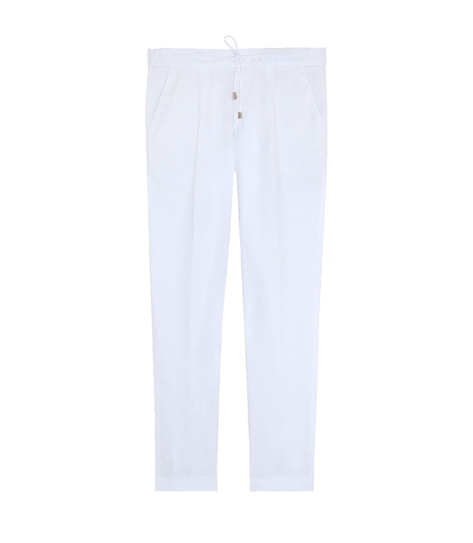 Corossol Linen Pants White