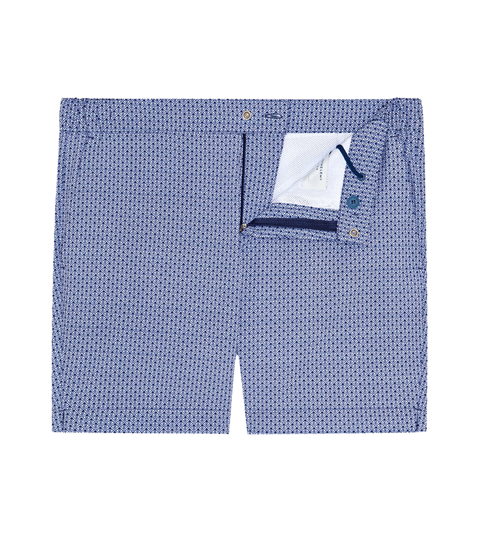 Gustavia Arabesque Navy White
