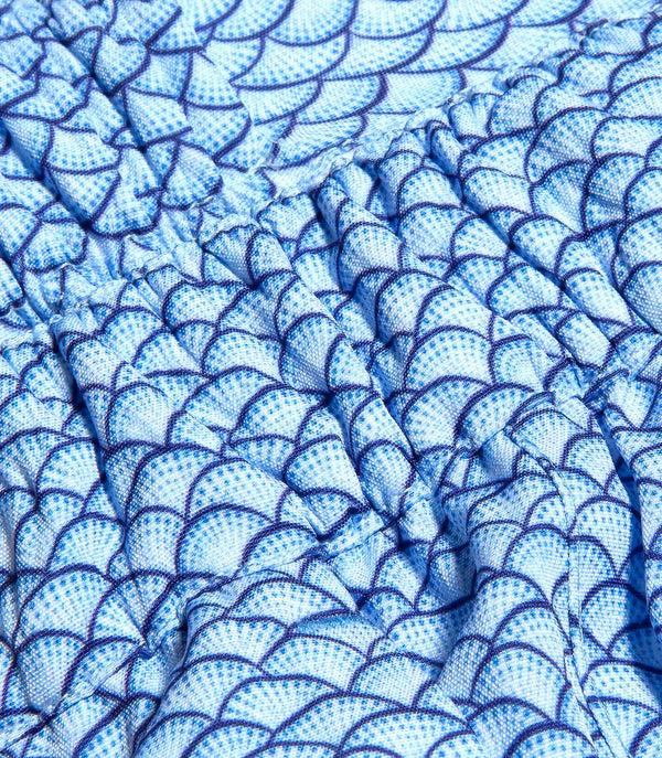 Gustavia Aube White Blue