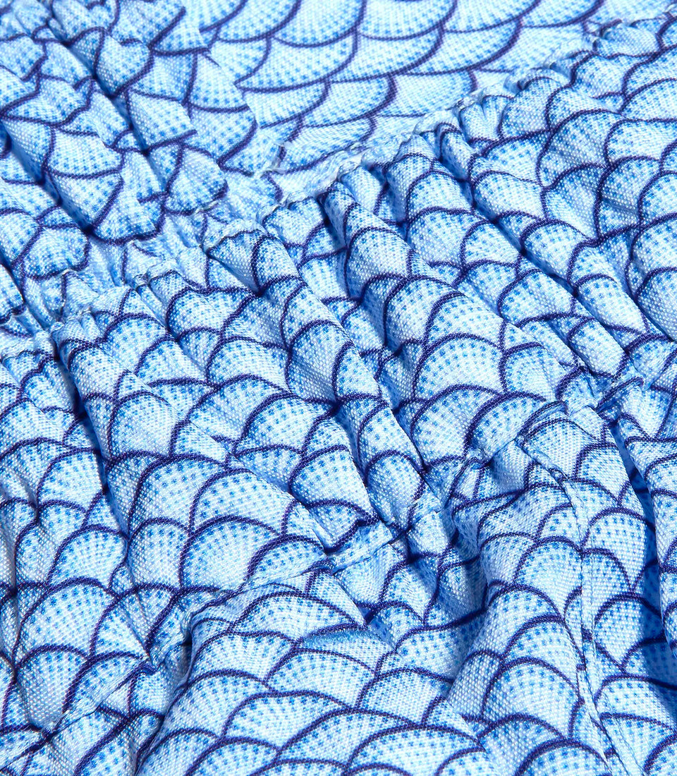 Gustavia Aube White Blue