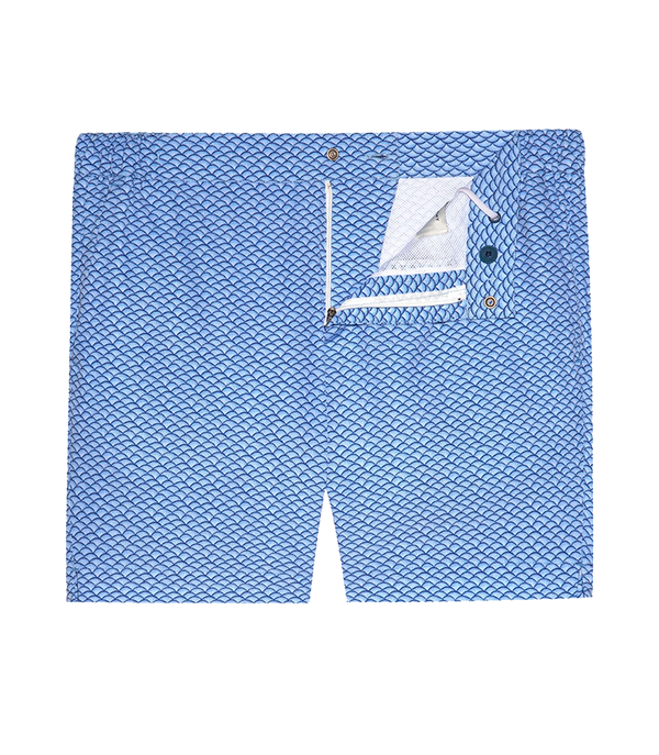 Gustavia Aube White Blue