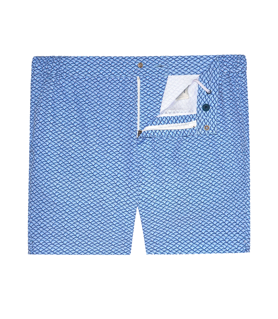 Gustavia Aube White Blue