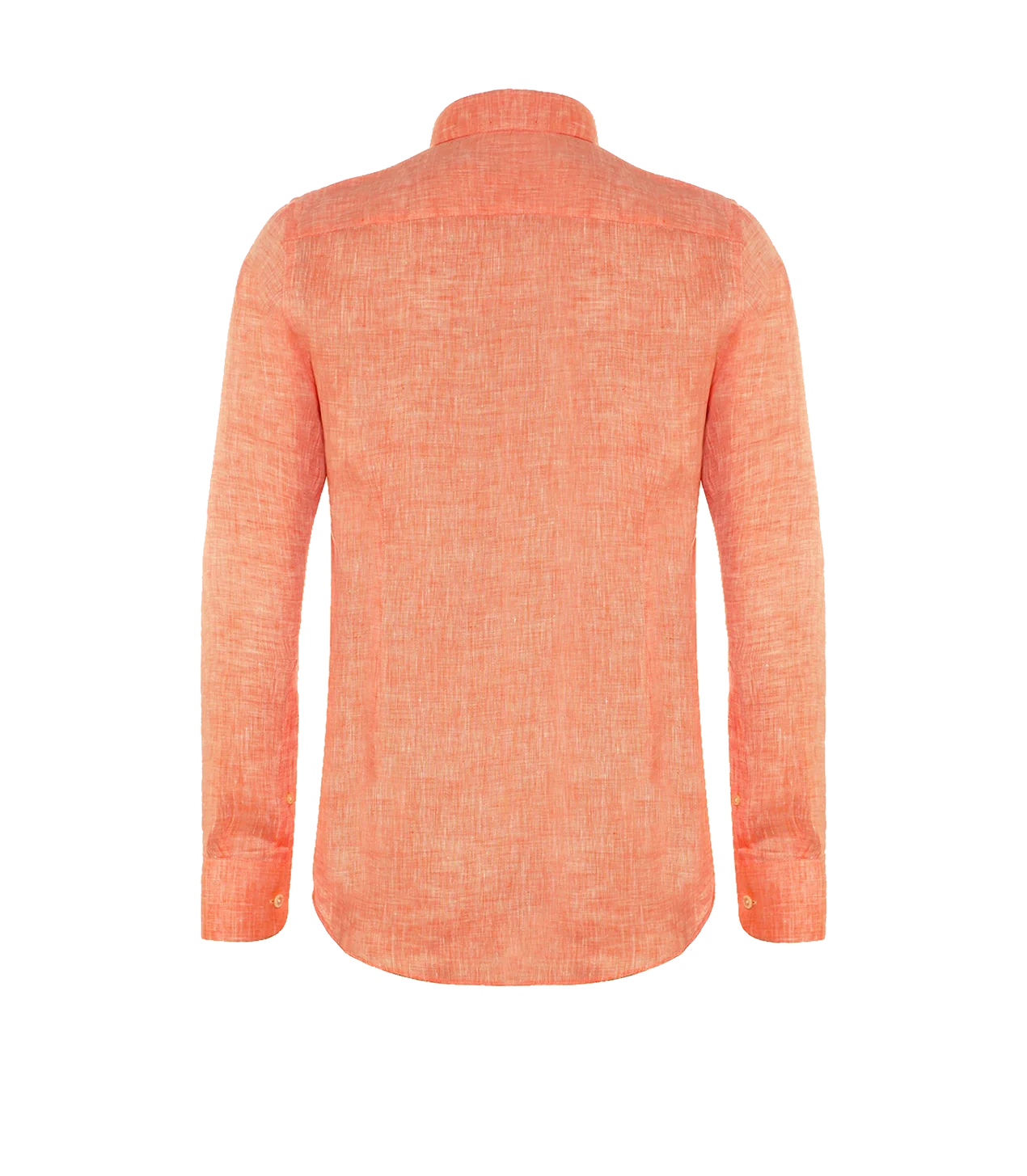 Tailored Linen Shirt Coral - Barthelemy