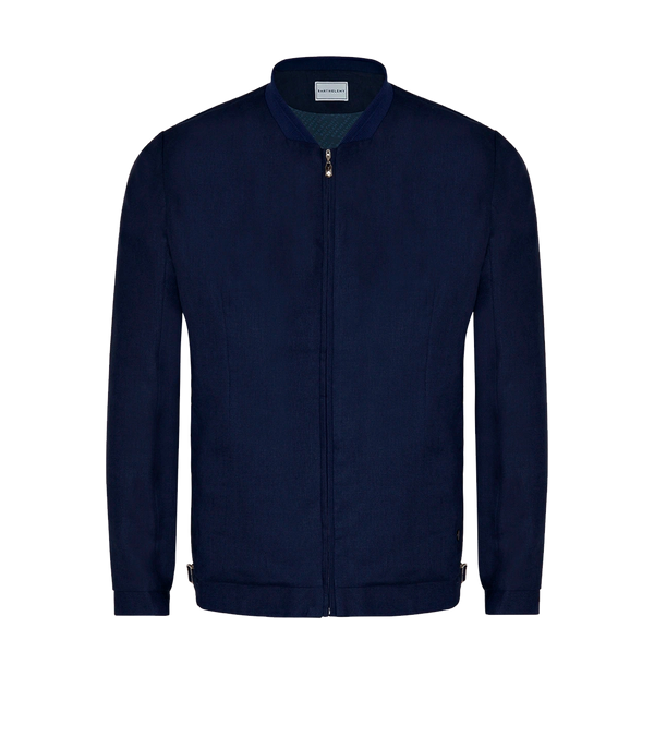 Lurin Linen Jacket Navy