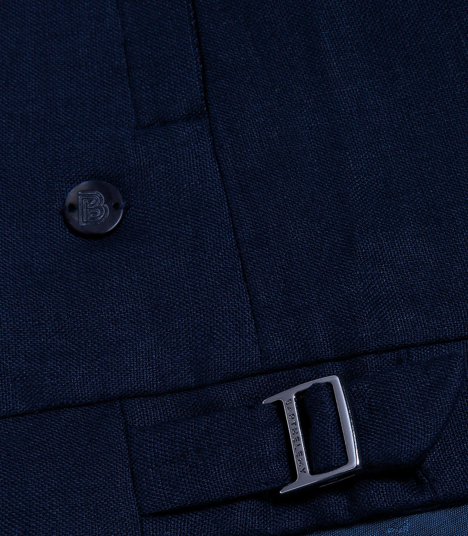 Lurin Linen Jacket Navy