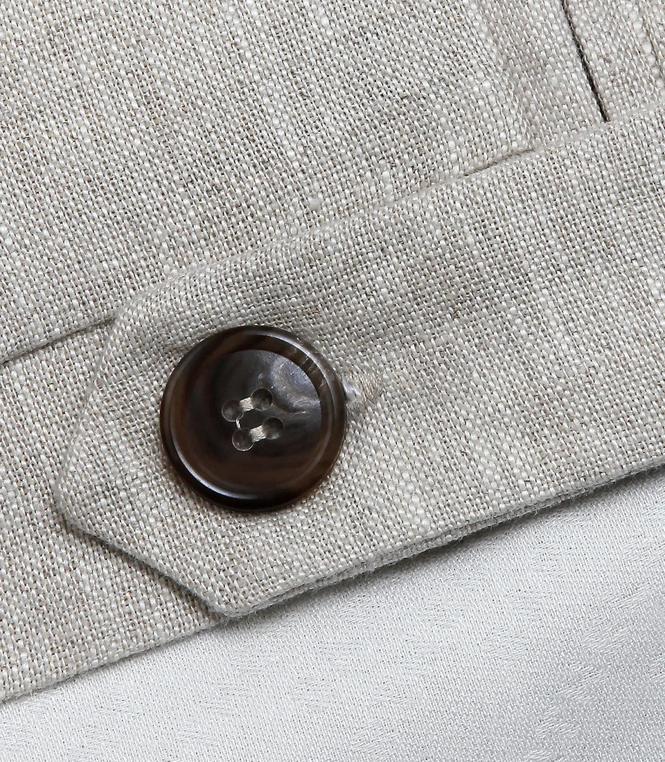 Lurin Linen Jacket Natural - Barthelemy