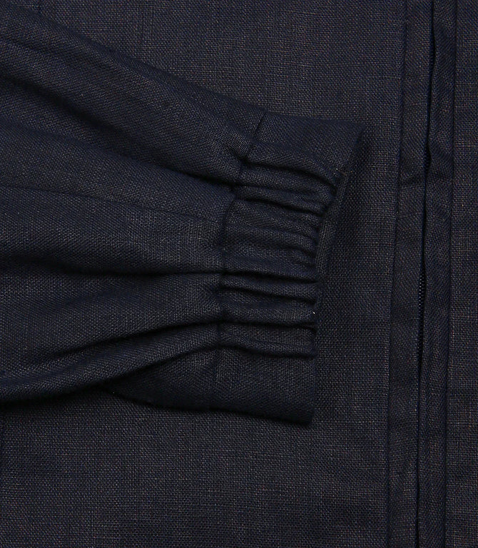 Lurin Linen Jacket Navy - Barthelemy