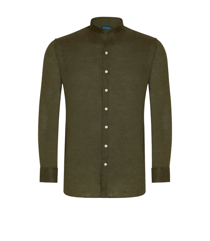 Mirage Linen Shirt Forest Green