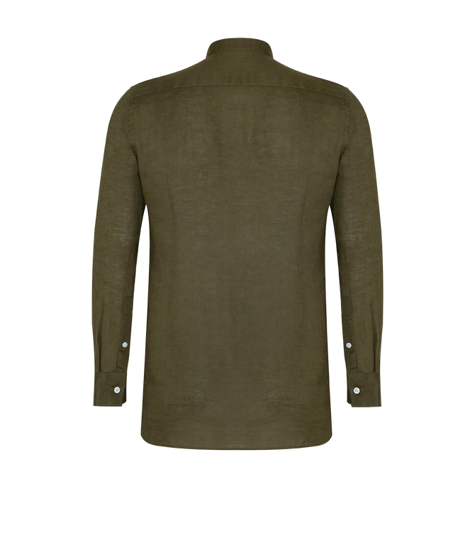 Mirage Linen Shirt Forest Green