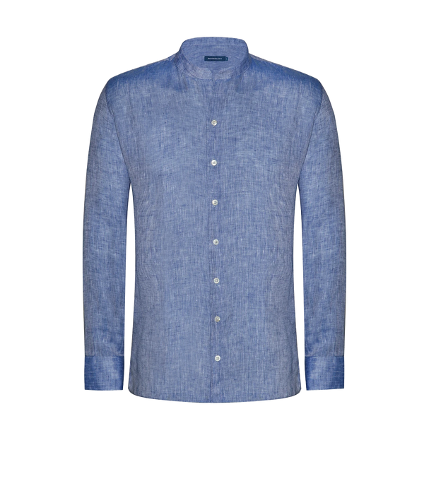 Mirage Linen Shirt Ocean Blue