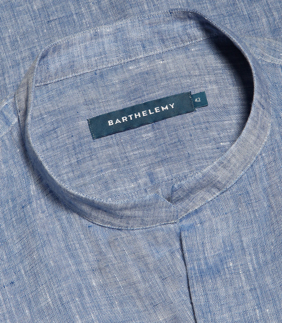 Mirage Linen Shirt Ocean Blue
