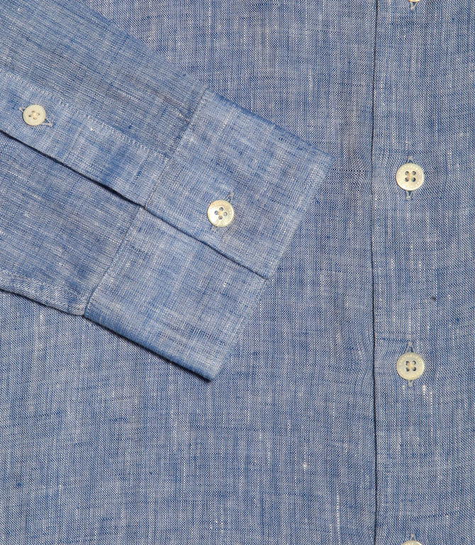 Mirage Linen Shirt Ocean Blue
