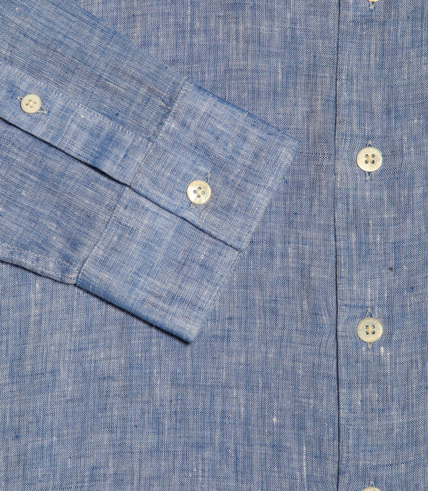 Mirage Linen Shirt Ocean Blue