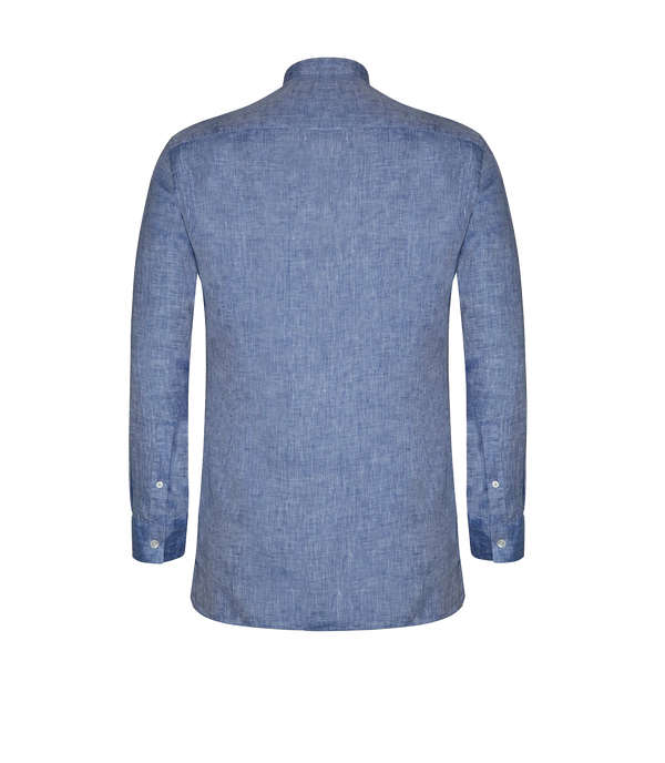 Mirage Linen Shirt Ocean Blue