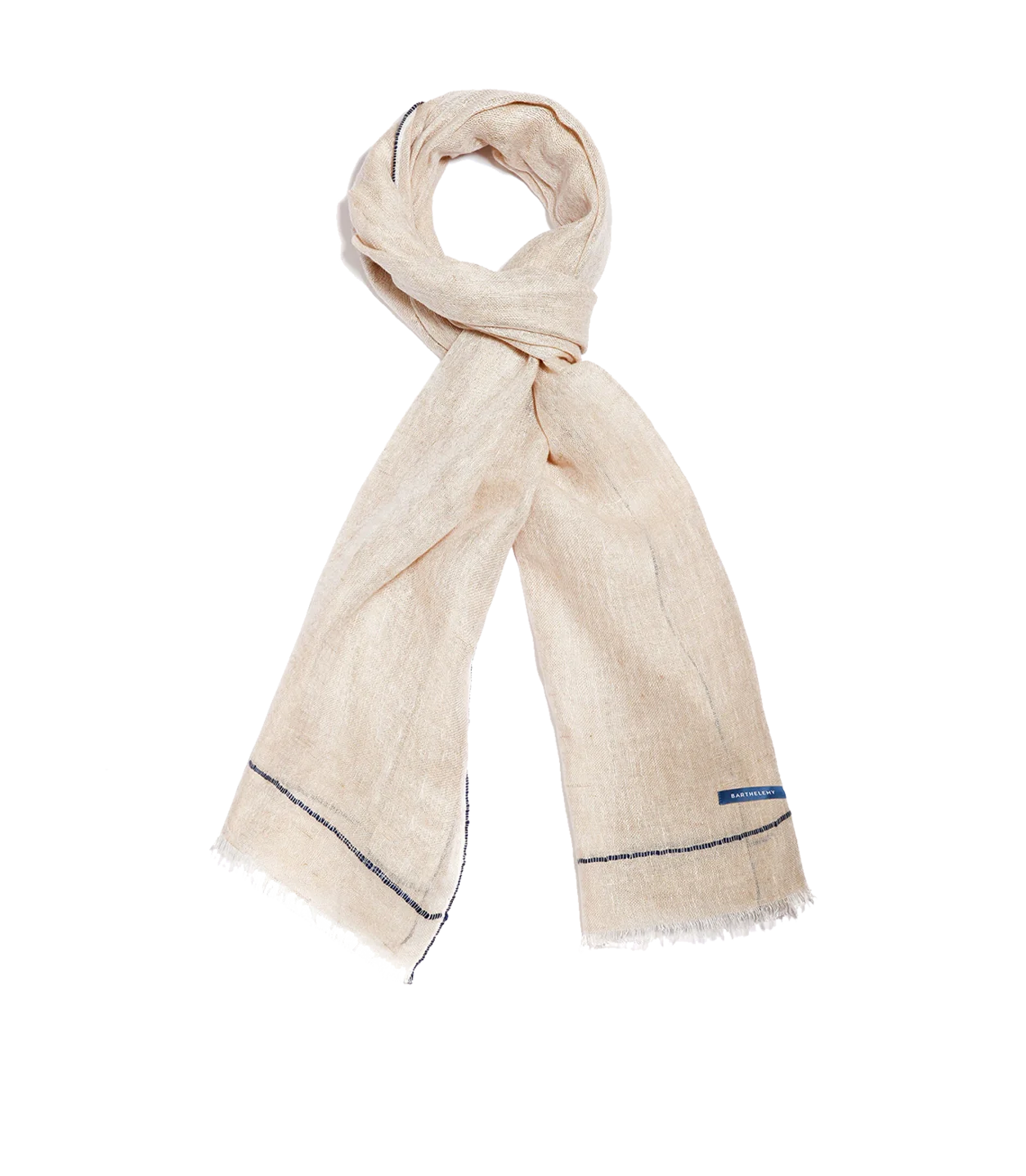 Brise Linen Scarf Mocha - Barthelemy