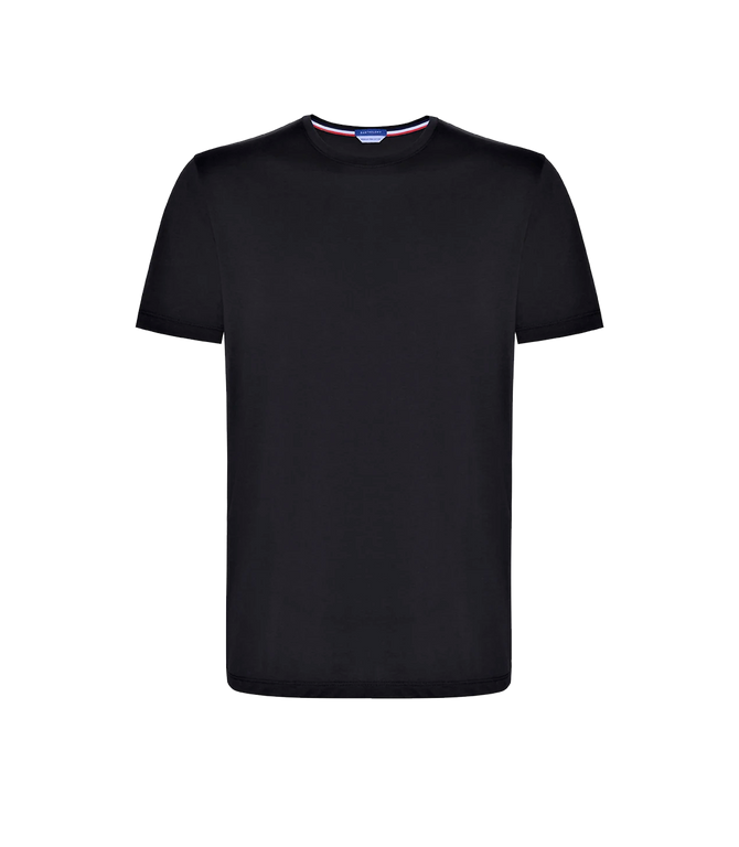 Crew Neck T-Shirt Pima Black