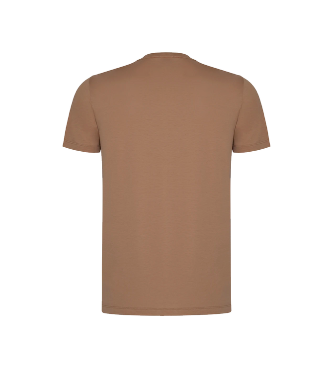Crew Neck T-Shirt Pima Honey Mustard
