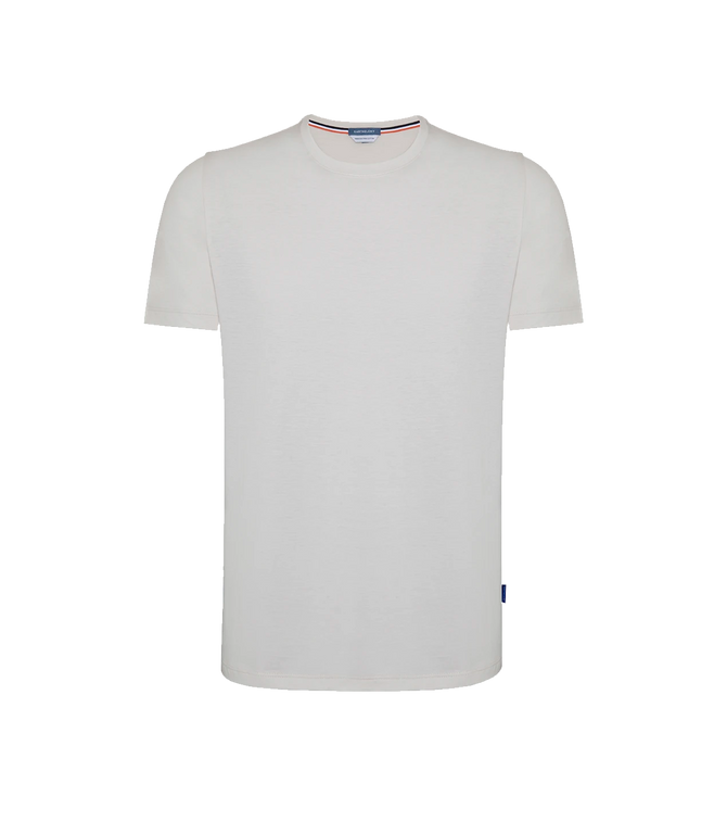 Crew Neck T-Shirt Pima Ivory