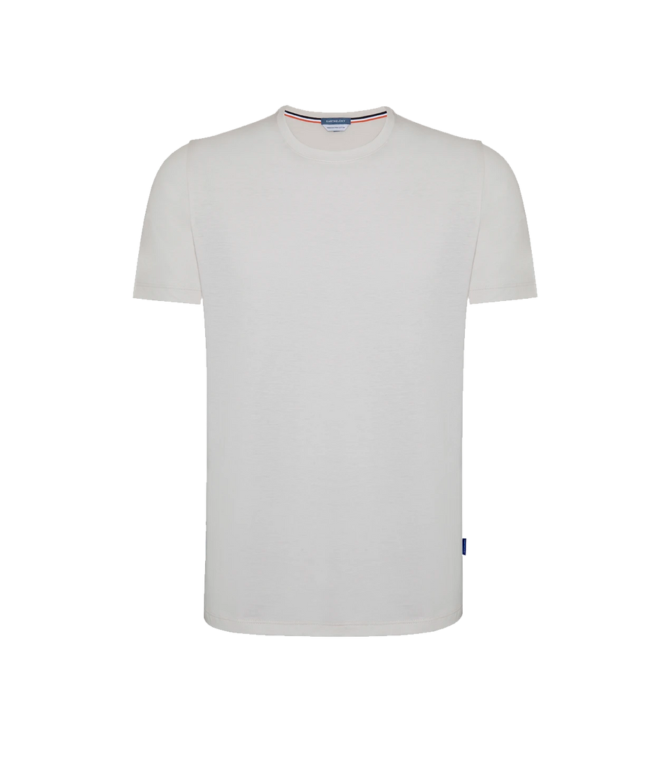 Crew Neck T-Shirt Pima Ivory
