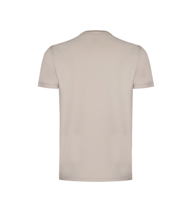 Crew Neck T-Shirt Pima Oatmeal Beige