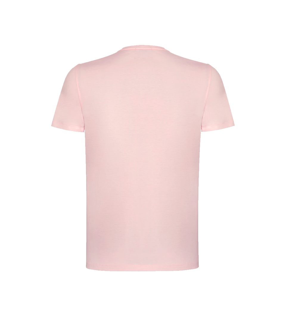 Crew Neck T-Shirt Pima Rose Quartz