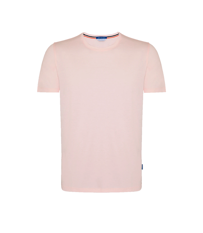 Crew Neck T-Shirt Pima Rose Quartz