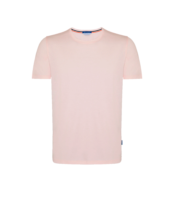 Crew Neck T-Shirt Pima Rose Quartz