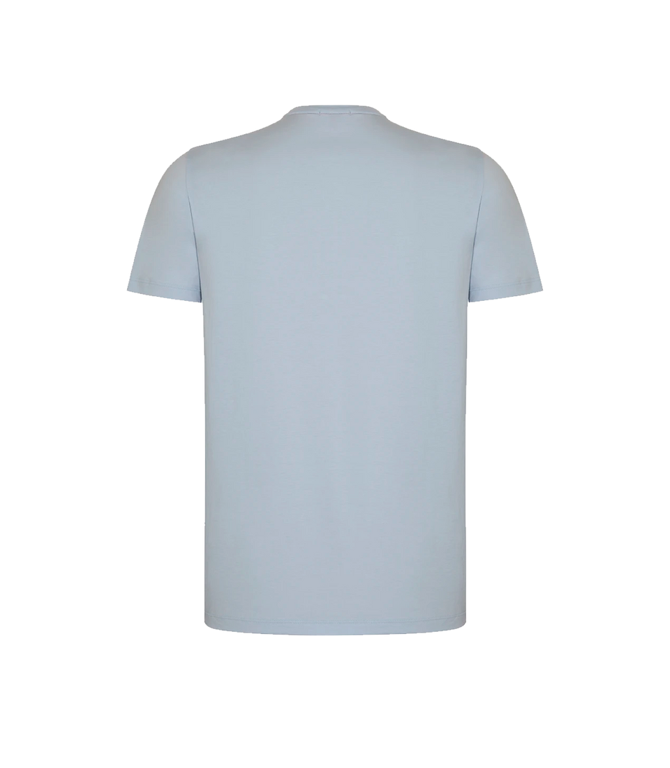 Crew Neck T-Shirt Pima Sky Blue