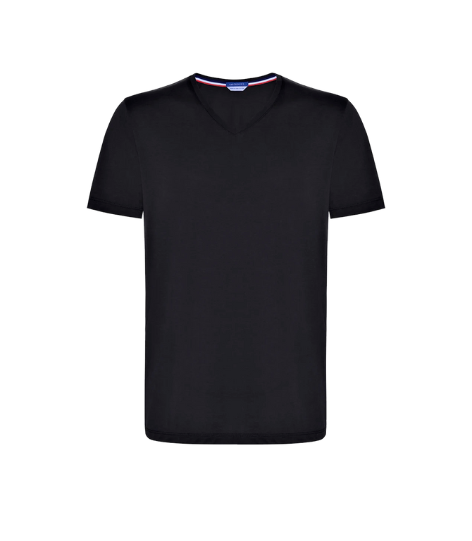VNeck T-Shirt Pima Black