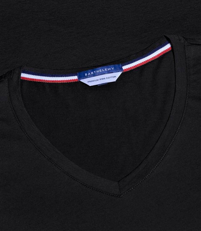 VNeck T-Shirt Pima Black
