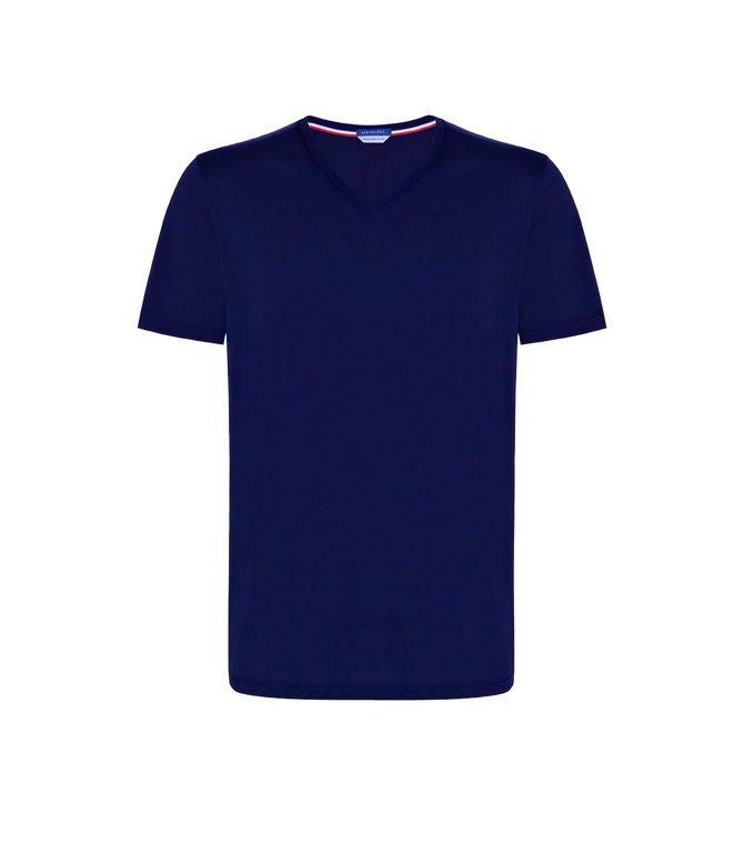 VNeck T-Shirt Pima Navy
