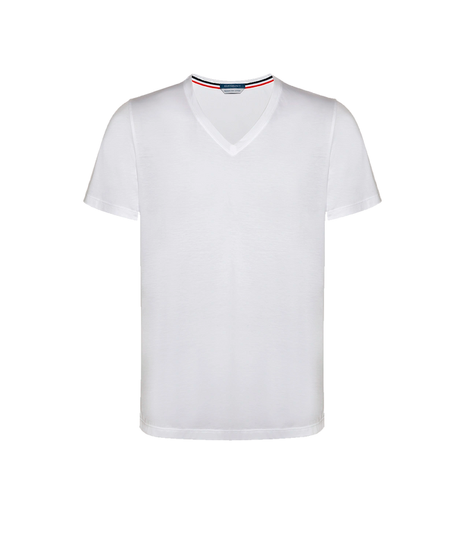 VNeck T-Shirt Pima White