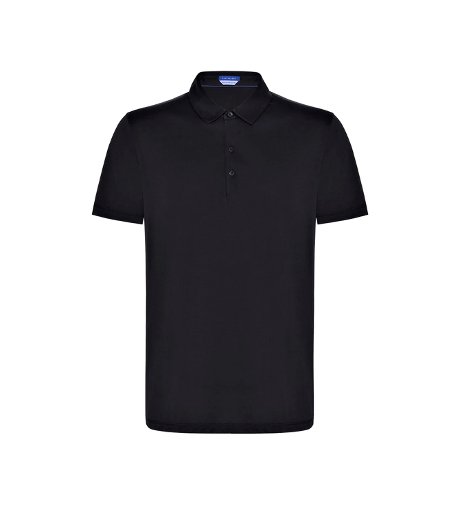 Polo Pima Cotton Black