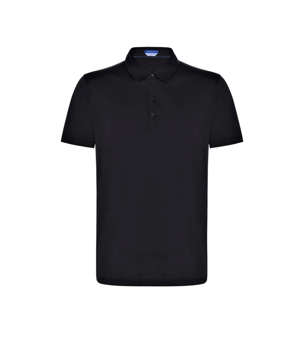 Polo Pima Cotton Black