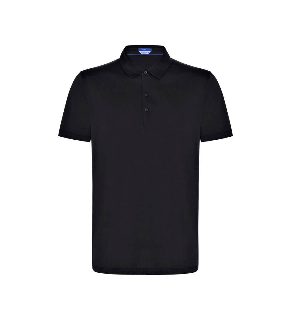 Polo Pima Cotton Black