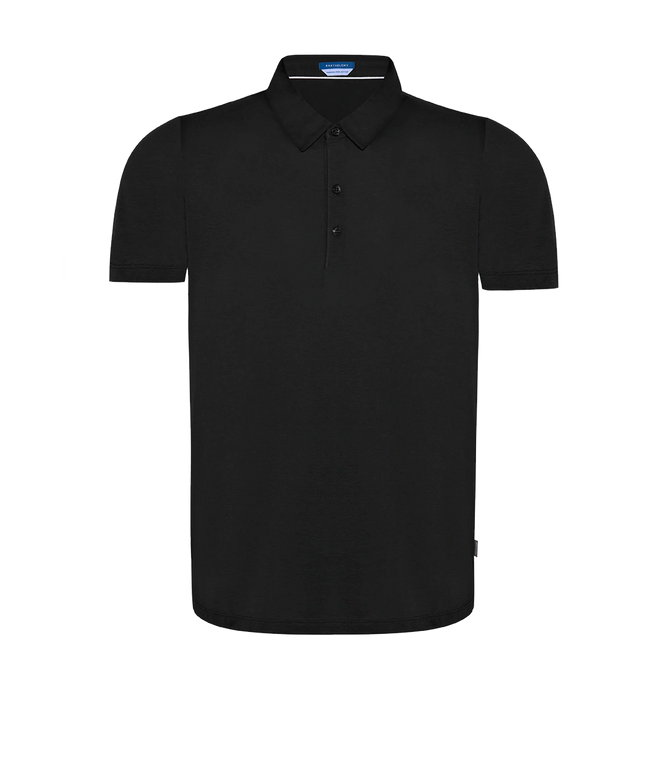 Polo Pima Cotton Black