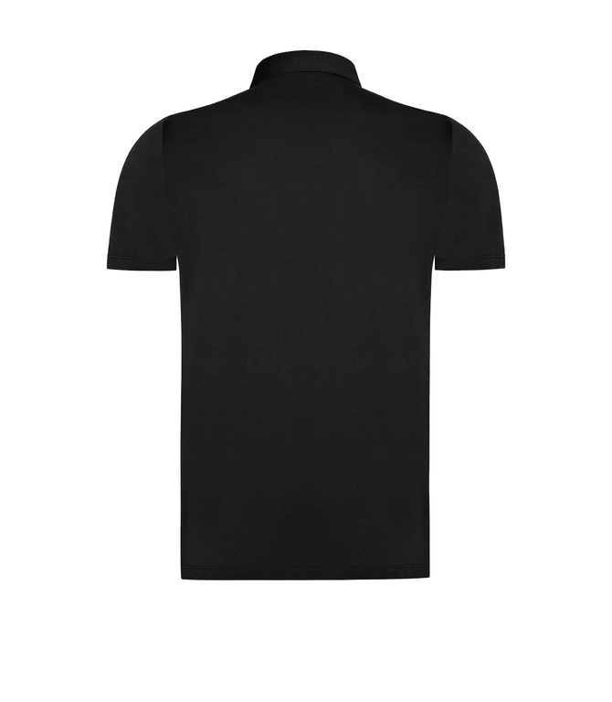 Polo Pima Cotton Black