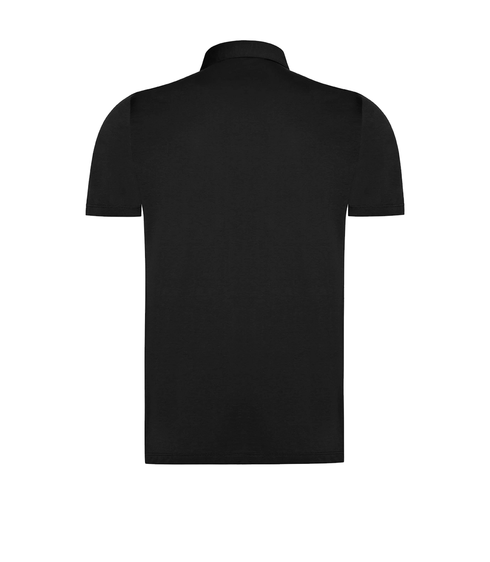 Polo Pima Cotton Black